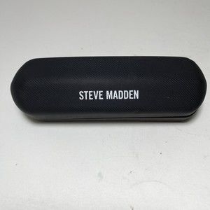 Steve Madden Eyeglasses Hard Case Black Finish New